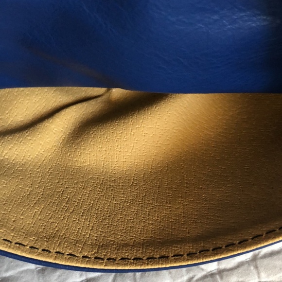 Anoki Paris Blue Leather Crossbody Bag - Picture 13 of 13